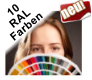 10 RAL Farben